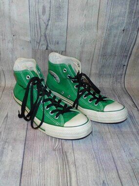 CONVERSE Chuck Taylor All Star High Green Sneakers Womens Size 10